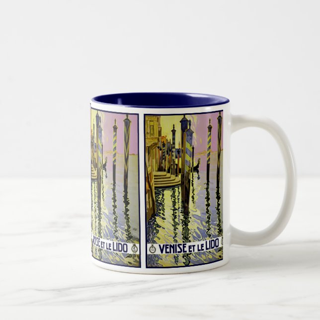 Caneca De Café Em Dois Tons Venice et le Lido (Direita)
