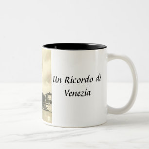 Caneca De Café Em Dois Tons Venice Souvenir Mug