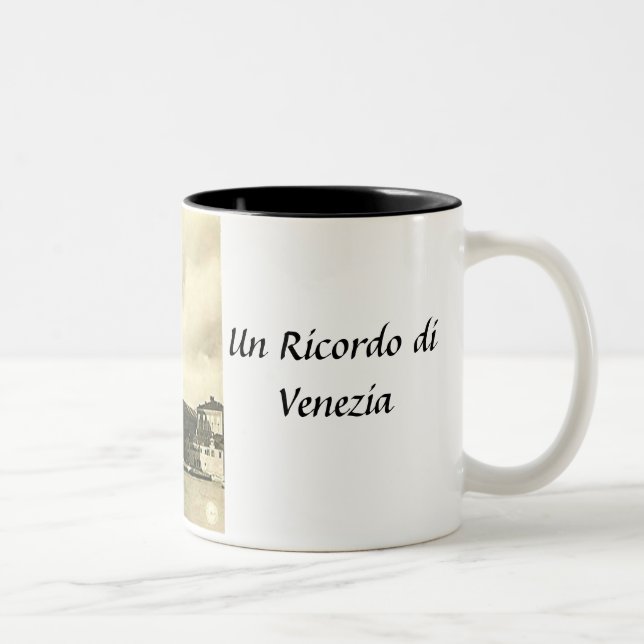 Caneca De Café Em Dois Tons Venice Souvenir Mug (Direita)