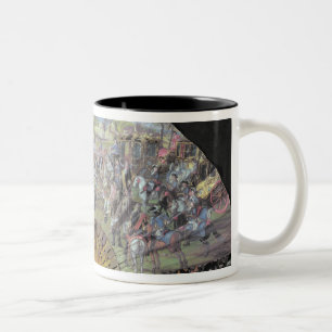 Caneca De Café Em Dois Tons Ventile a descrição do casamento de Louis de