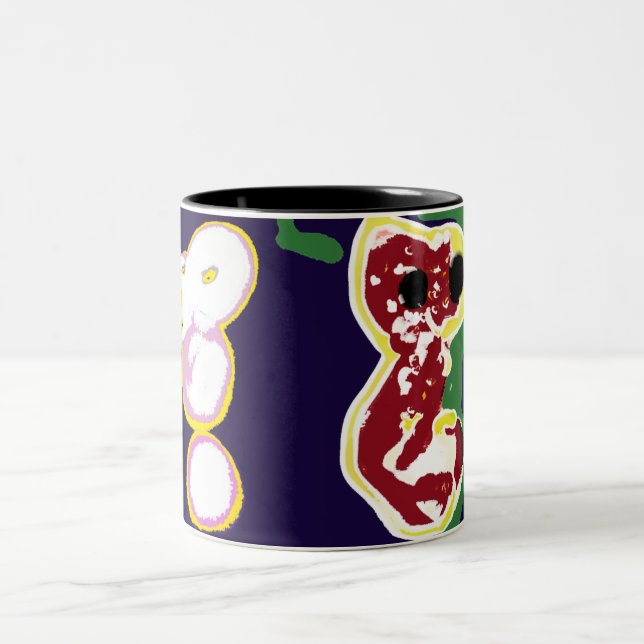 Caneca De Café Em Dois Tons Verão legal (Centro)