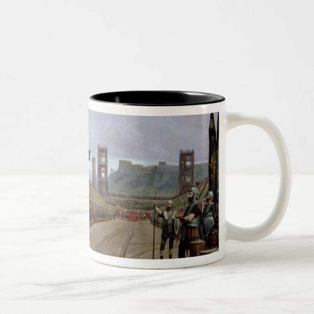 Caneca De Café Em Dois Tons Vercingetorix antes de Caesar, 52 BC, 1886 (Direita)
