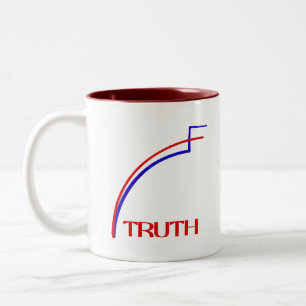 Caneca De Café Em Dois Tons Verdade