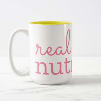 Caneca De Café Em Dois Tons Verdadeira Nutrição Mãe, Mug De Dois Tons (15 Oz)