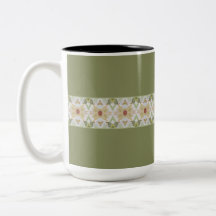 Verde com detalhes estampados