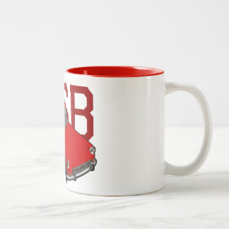 Caneca De Café Em Dois Tons Vermelho do MGB
