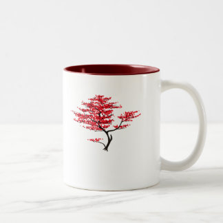 Caneca De Café Em Dois Tons Vermelho natural