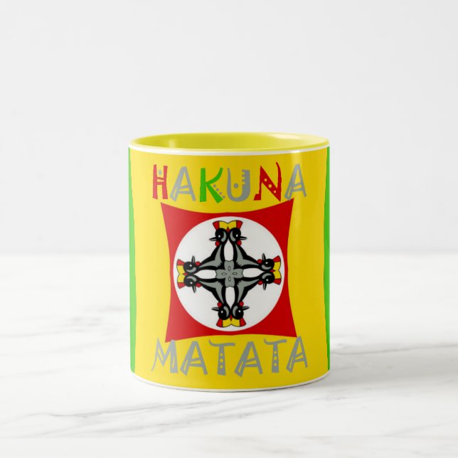 Caneca De Café Em Dois Tons Vermelho Ouro Vermelho de Massa Difundida Verde (Centro)