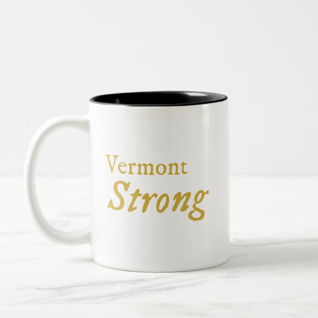 Caneca De Café Em Dois Tons Vermont Strong Coffee Mug (Esquerda)