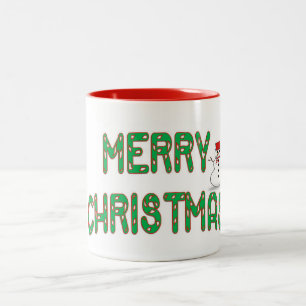 Caneca De Café Em Dois Tons Vestido de Natal