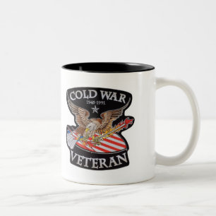 CANECA DE CAFÉ EM DOIS TONS VETERAN DA GUERRA FRIA