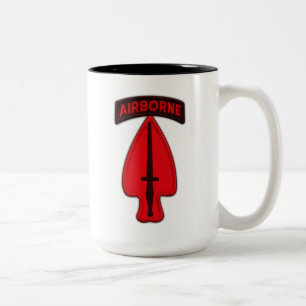 Caneca De Café Em Dois Tons veteranos do comando de operações especiais usasoc