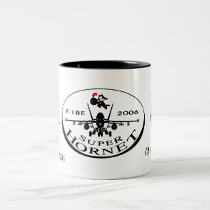 CANECA DE CAFÉ EM DOIS TONS VFA-31 - F-18E.
