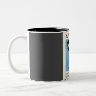 Caneca De Café Em Dois Tons Viagem de New York Vintage Watercolor