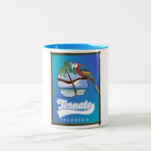 Caneca De Café Em Dois Tons Viagem de Nias Island