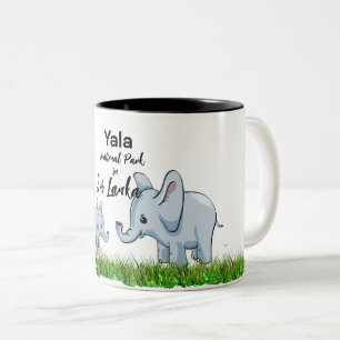 Caneca De Café Em Dois Tons Viagem Sri Lanka