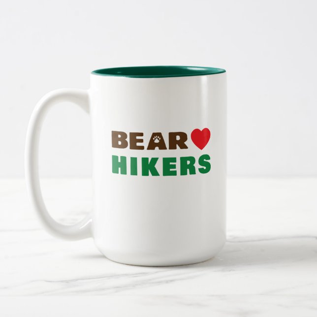 Caneca De Café Em Dois Tons Viajante de amor (Esquerda)
