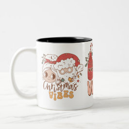Caneca De Café Em Dois Tons Víblias de Natal