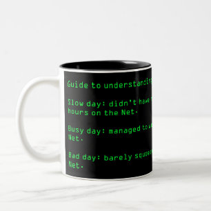 Caneca De Café Em Dois Tons Viciado líquido