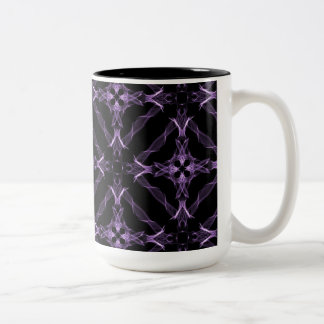 Caneca De Café Em Dois Tons Victorian roxo gótico