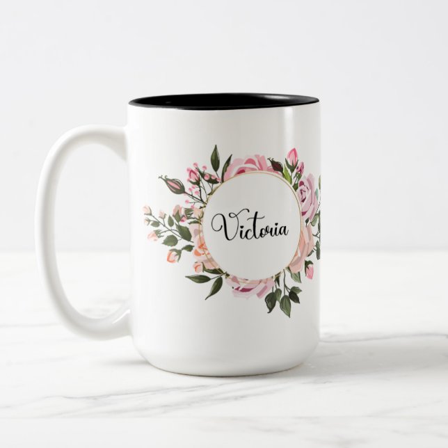 Caneca De Café Em Dois Tons Victoria's Mug 15oz (veja mais opções) (Esquerda)