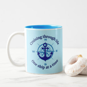 Caneca De Café Em Dois Tons Vida de Cruzeiro