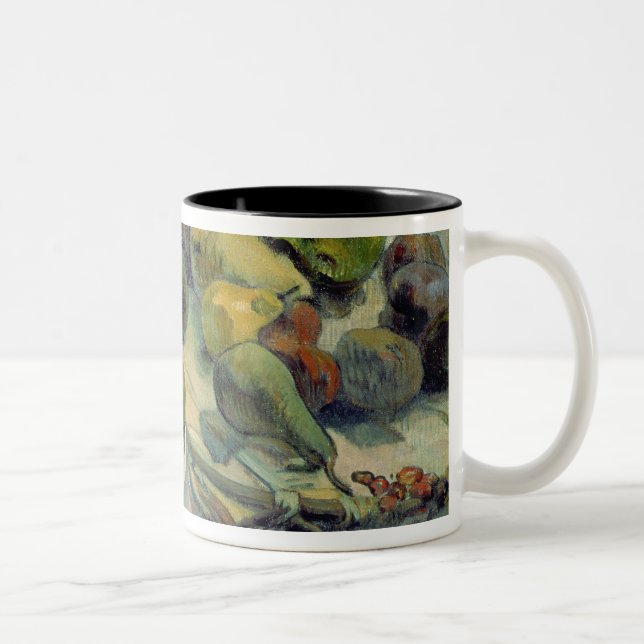 Caneca De Café Em Dois Tons Vida de Paul Gauguin | ainda com fruta, 1888 (Direita)