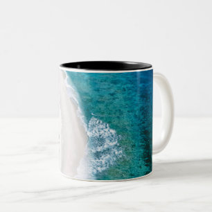 Caneca De Café Em Dois Tons Vida marinha