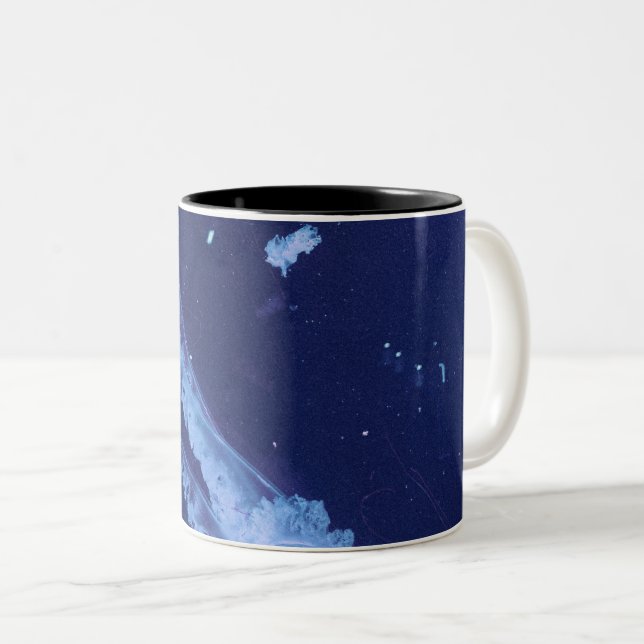 Caneca De Café Em Dois Tons Vida marinha (Frente Esquerda)