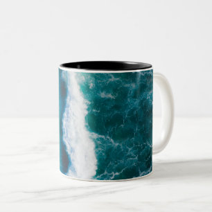 Caneca De Café Em Dois Tons Vida marinha