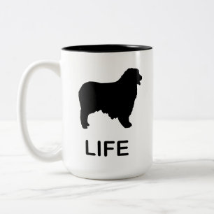 Caneca De Café Em Dois Tons vida pastor australiana
