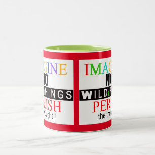 Caneca De Café Em Dois Tons Vida selvagem - IMAGEM - Animais ameaçados -
