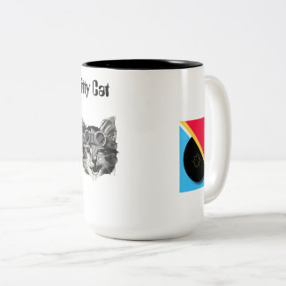Caneca De Café Em Dois Tons Vidro Água