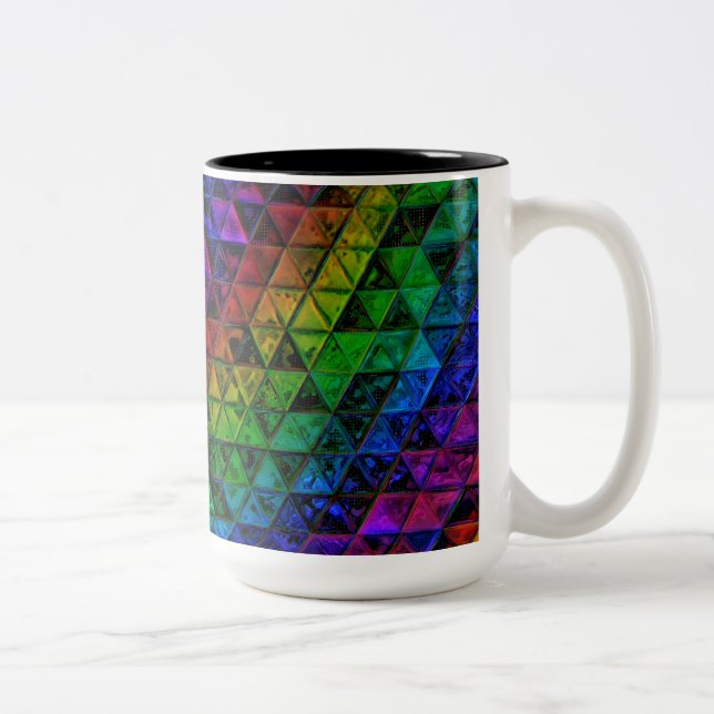 Caneca De Café Em Dois Tons Vidro Orgulho  (Direita)