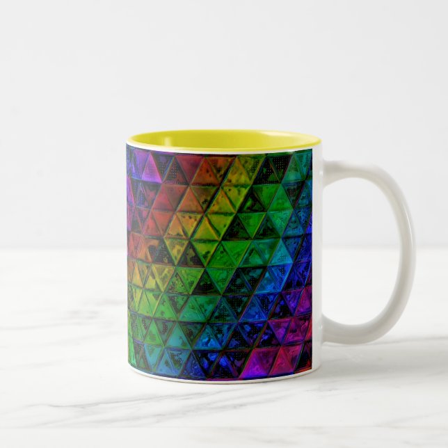 Caneca De Café Em Dois Tons Vidro Orgulho  (Direita)