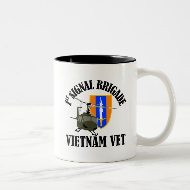 Caneca De Café Em Dois Tons Vietnã - 1rua Sig Bde (Direita)