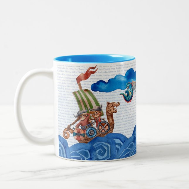 Caneca De Café Em Dois Tons Viking Mug (Esquerda)