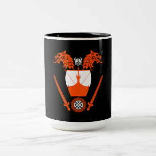 Caneca De Café Em Dois Tons Viking Norsêmen