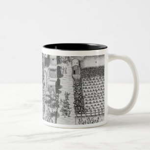 Caneca De Café Em Dois Tons Vila indiana de Secoton