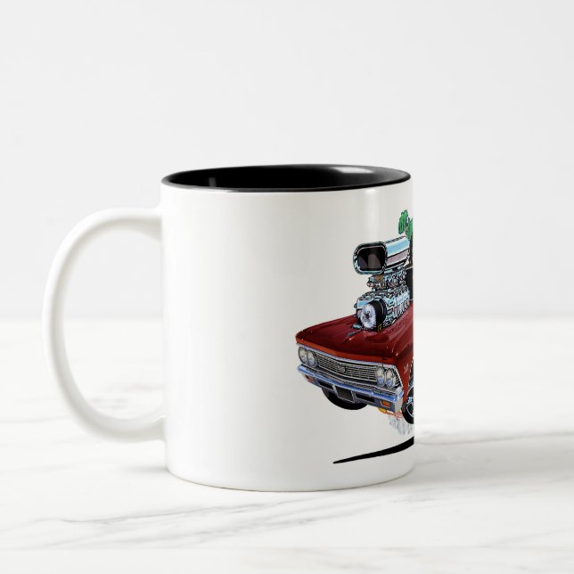 Caneca De Café Em Dois Tons Vince Crains 1966 Chevelle Super Esporte (Esquerda)