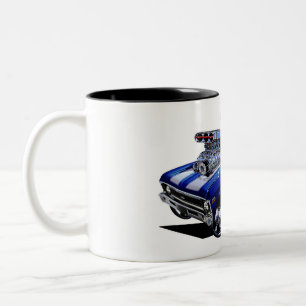 Caneca De Café Em Dois Tons Vince Crains High Octane Art, 1970 Chevy Nova