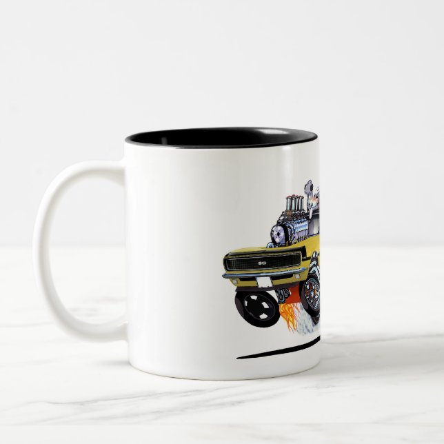 Caneca De Café Em Dois Tons Vince Crains RAT POWER 1968 Camaro (Esquerda)