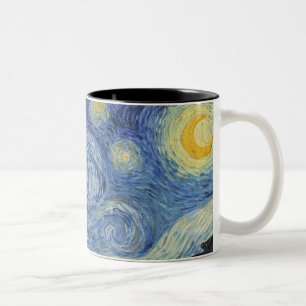 Caneca De Café Em Dois Tons Vincent van Gogh  A Noite Estelar, junho de 1889