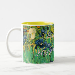 Caneca De Café Em Dois Tons Vincent van Gogh,Íris