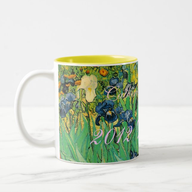 Caneca De Café Em Dois Tons Vincent van Gogh,Irises (Esquerda)