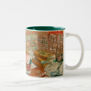 Caneca De Café Em Dois Tons Vincent van Gogh os livros amarelos, 1887