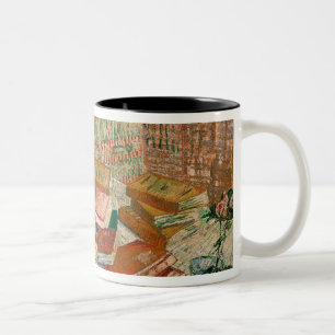 Caneca De Café Em Dois Tons Vincent van Gogh os livros amarelos, 1887