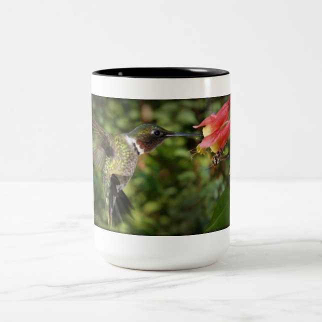 Caneca De Café Em Dois Tons Vindo primeiramente, servido primeiramente (pai) (Centro)