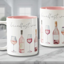 Vinho do Café da Manhã Engraçado Fofo
