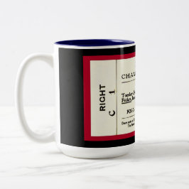 Caneca De Café Em Dois Tons Vintage 1901 1902 (copy) Harvard Concert Ticket